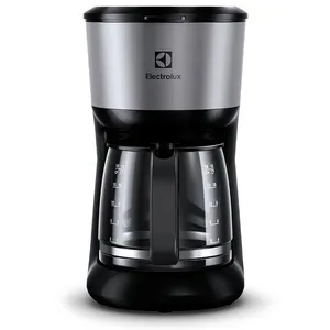 Cafeteira Elétrica Electrolux 30 Xicaras Love Your Day com Sistema Corta Pingos Cor Inox Preta (CMM20) 127V