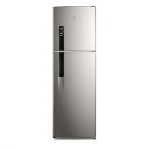 Geladeira Electrolux Frost Free 400L AutoSense Inverter Duplex Inox Look (IF44S) 220V
