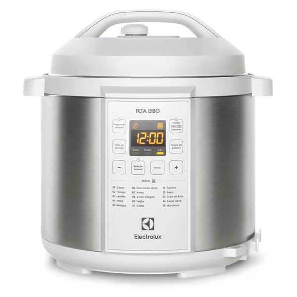 Panela de Pressão Elétrica Electrolux PCC21 6L Branca 127V