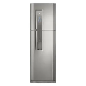 Geladeira Electrolux Frost Free 400L Dispenser de Água Duplex Cor Inox (DW44S) 220V
