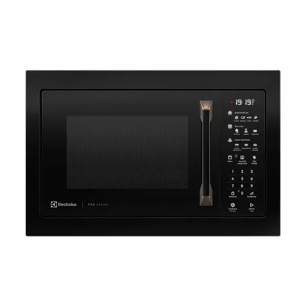 Micro-ondas de Embutir Electrolux 34L Preto com Grill Pro Series (MV43T) 220V