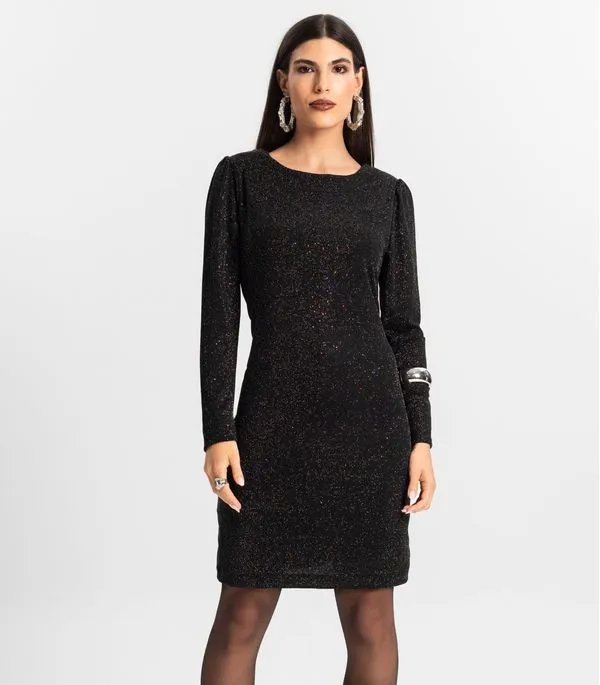 Vestido Manga Longa Endless Preto G
