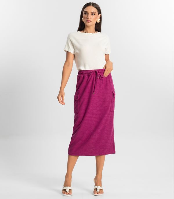Saia Feminina Midi Endless Roxo GG