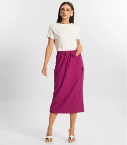 Saia Feminina Midi Endless Roxo GG