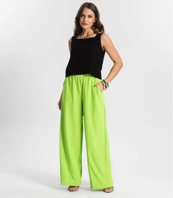 Calça Feminina Pantalona Endless Verde M