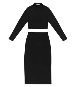 Conjunto de Blusa Com Saia Endless Preto P