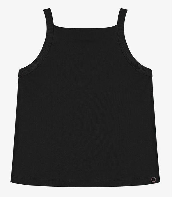 Regata Visco Tricot Feminina Endless Preto M