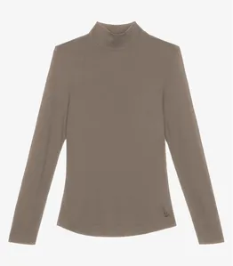 Blusa Manga Longa Vico Tricot Básica Endless Cinza P