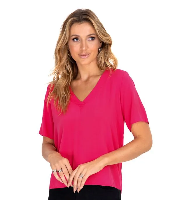 Blusa Feminina Viscose Endless Rosa GG