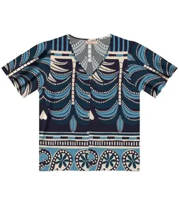 Blusa Feminina Estampada Endless Azul P