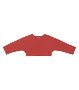 Cropped Manga Longa Feminino Endless Marrom G
