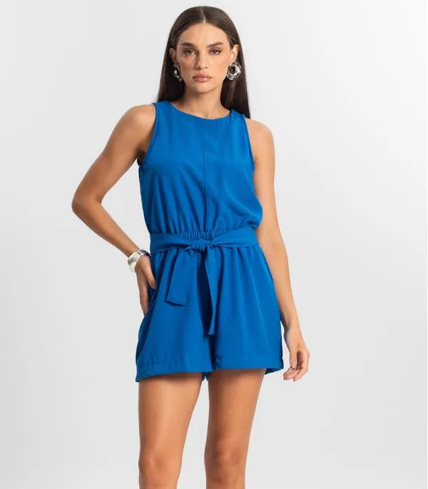 Macaquinho Feminino Endless Azul P