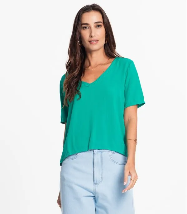 Blusa Feminina Viscose Endless Verde P