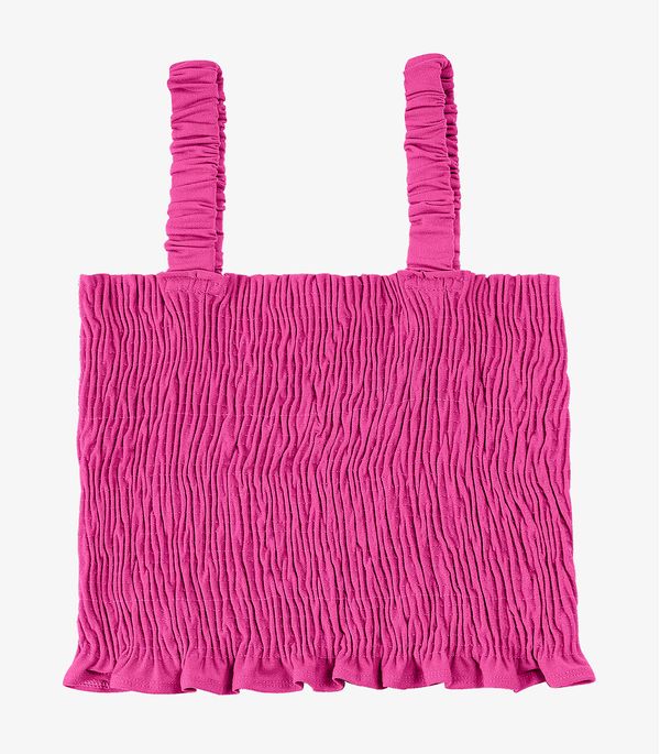 Regata Cropped Feminina Em Lastex Endless Rosa P