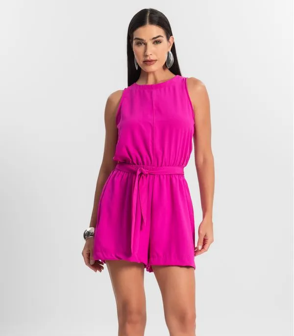 Macaquinho Feminino Endless Rosa G