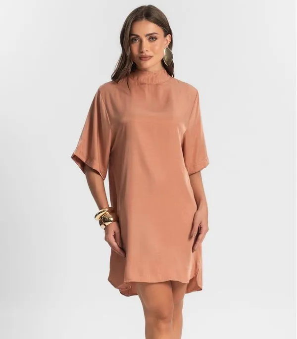 Vestido Curto Feminino Endless Marrom M