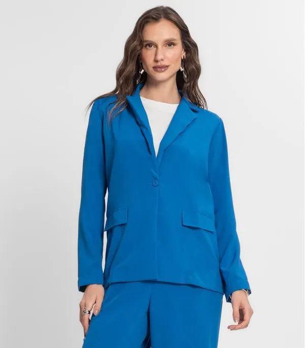 Blazer Feminino Endless Azul G
