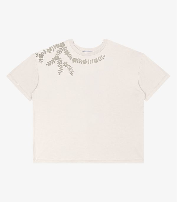 T- shirt Feminina Endless Bege GG