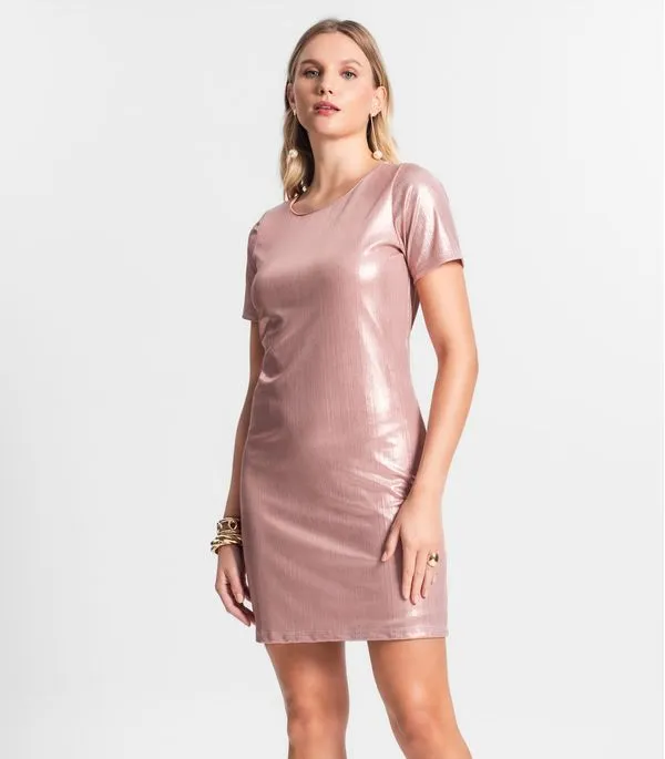 Vestido Feminino Metalizado Endless Unica M