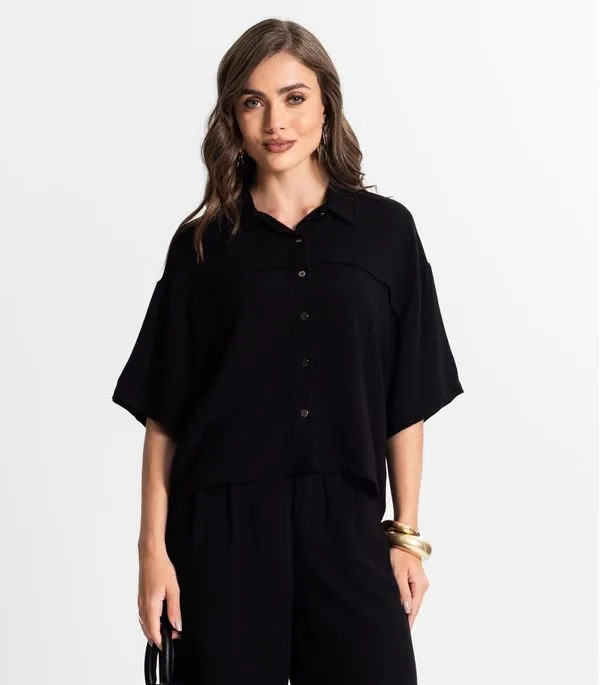 Camisa Feminina Endless Preto M