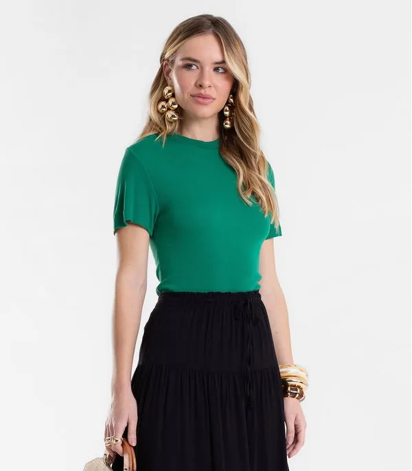 Blusa Feminina Em Ribana Endless Verde M
