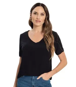 Blusa Feminina Viscose Endless Preto GG