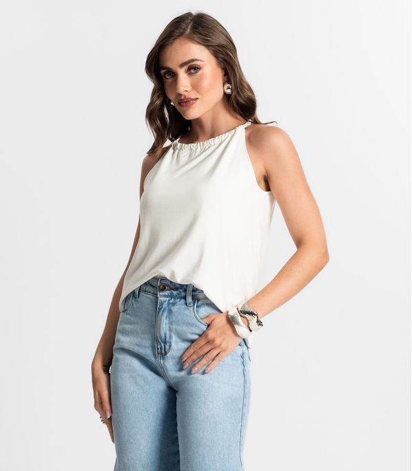 Blusa De Alça Feminina Endless Bege P