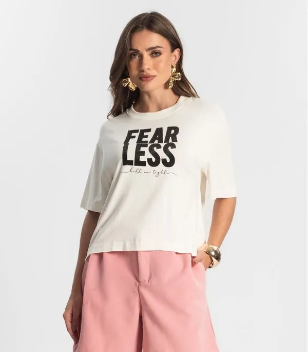 Camiseta Feminina Endless Bege P