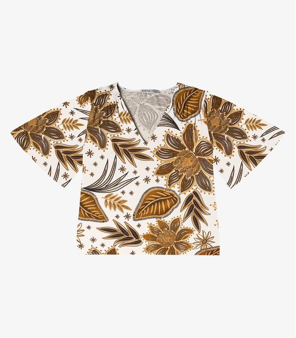 Blusa Feminina Endless em Viscotorcion Amarelo M
