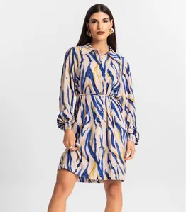 Vestido Feminino Chemise Endless Bege G