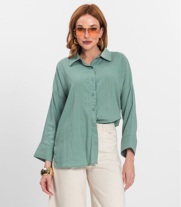 Camisa Feminina Manga Longa Endless Verde G