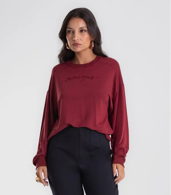 Blusão Feminino Molecotton Endless Vermelho GG