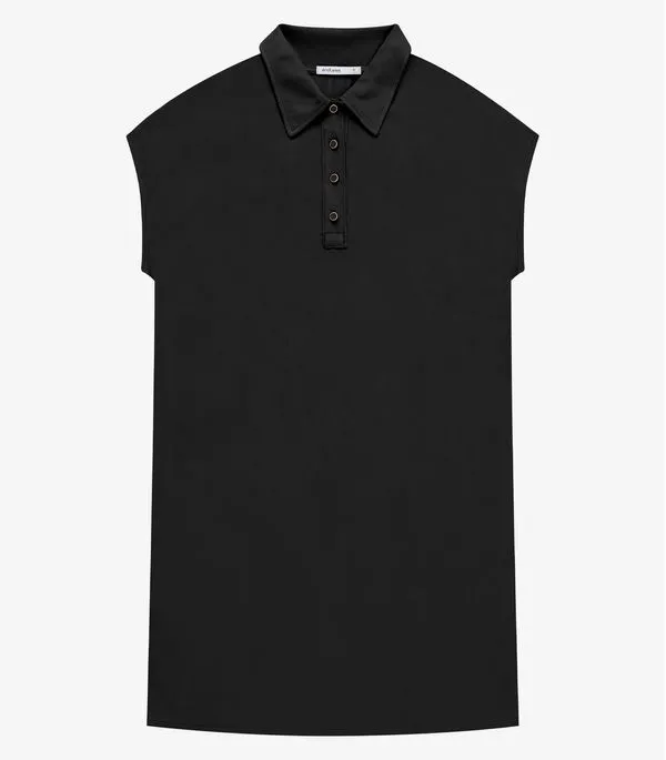 Vestido Feminino Chemise Amplo Liso Endless Preto P