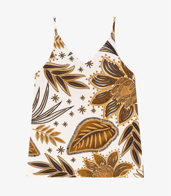 Blusa de Alça Feminina Endless em Viscotorcion Amarelo G