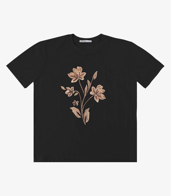 T- Shirt Feminina Meia Malha Endless Preto G