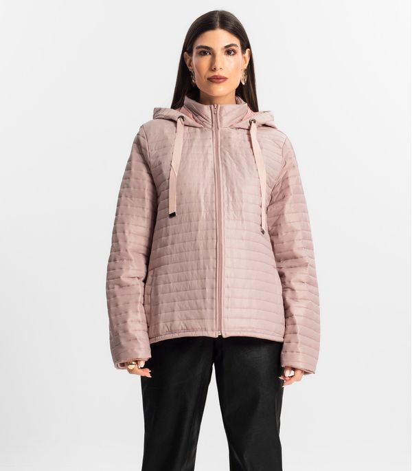 Jaqueta Feminina Com Capuz Endless Rosa M