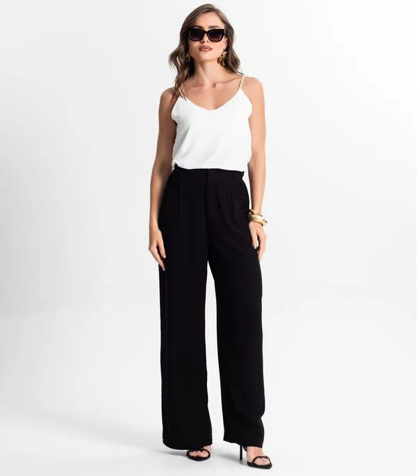 Calça Pantalona Feminina Endless Preto G
