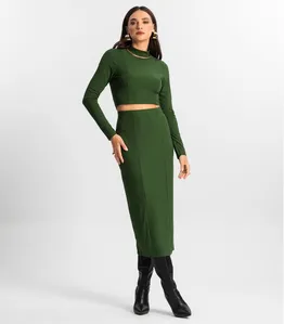 Conjunto de Blusa Com Saia Endless Verde P