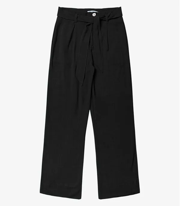 Calça Feminina Em Linho Endless Preto G