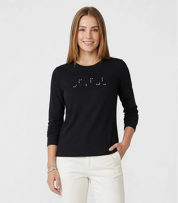 Blusa Feminina Manga Longa Viscose Endless Preto PP