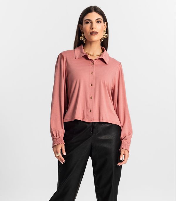 Camisa Feminina Manga Longa Endless Rosa G