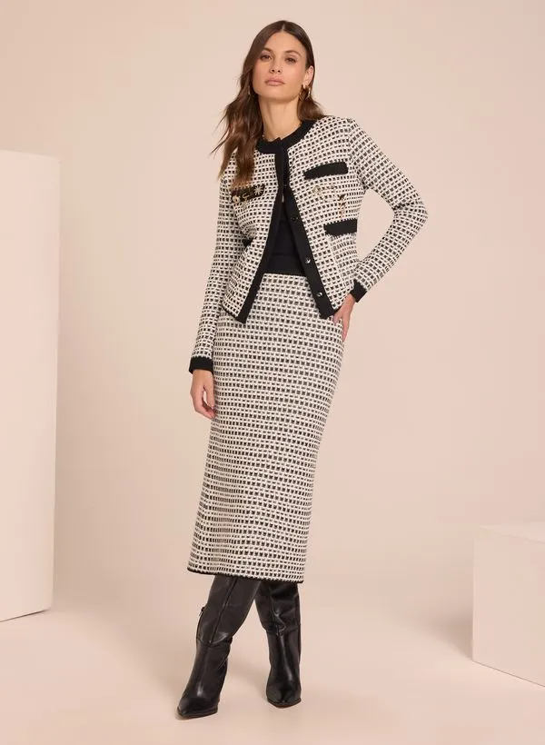Saia Le Lis Mercedes I Tricot Médio Feminina P