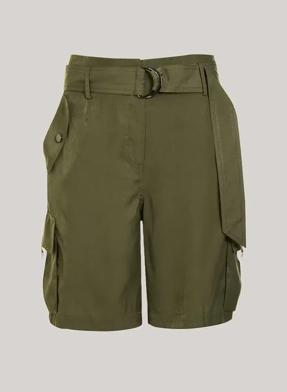 Bermuda Ampla Dora John John Feminina 36