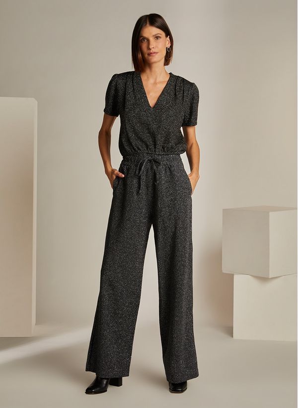 Blusa Le Lis Luiza Manga Curta Feminina PP