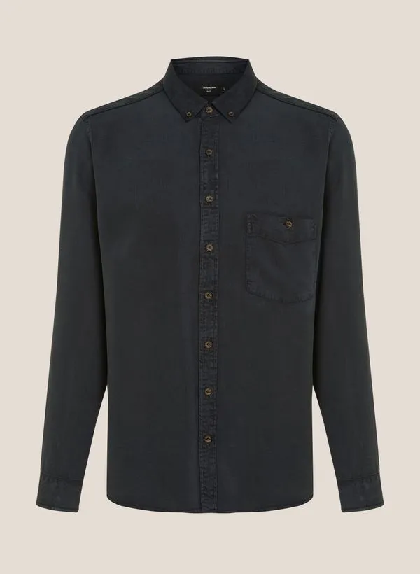Camisa Slim Fit Liocel Dudalina Masculina 5