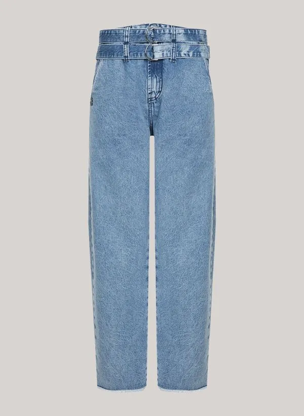 Calça Jeans Wide Leg Praga John John Feminina 38