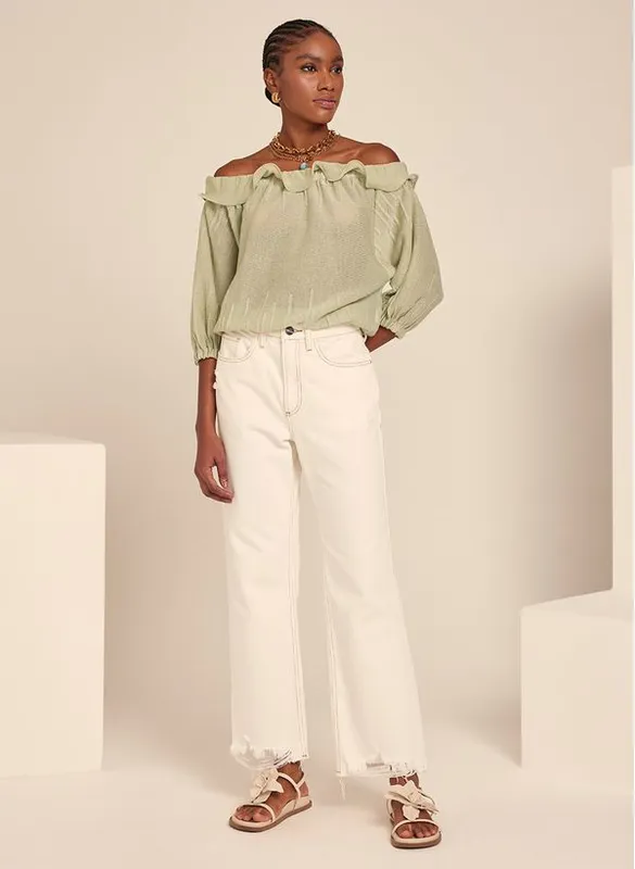 Blusa Le Lis Renata Tricot Feminina M