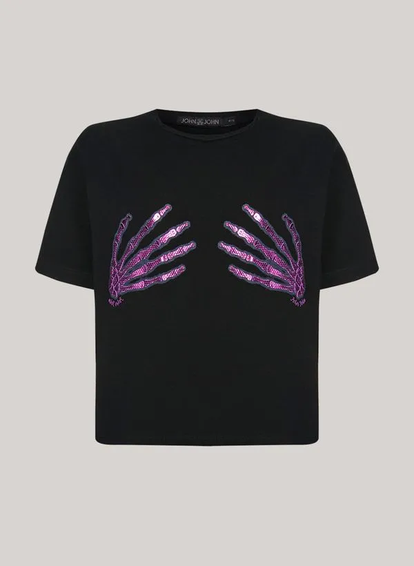 Camiseta Babylook Roxi John John Feminina GG
