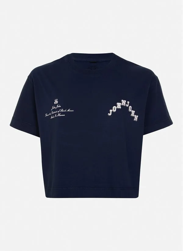 Camiseta Cropped Music District John John Feminina P