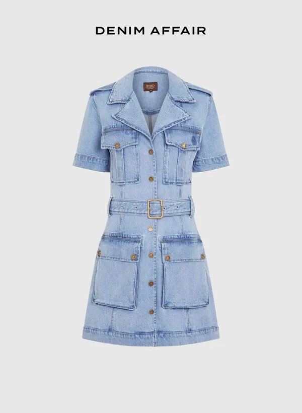 Vestido Susan Sky Jeans Curto Bo.Bô Feminino 44